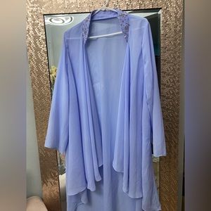 Lavender Colour long jacket fits 14-18 sizes